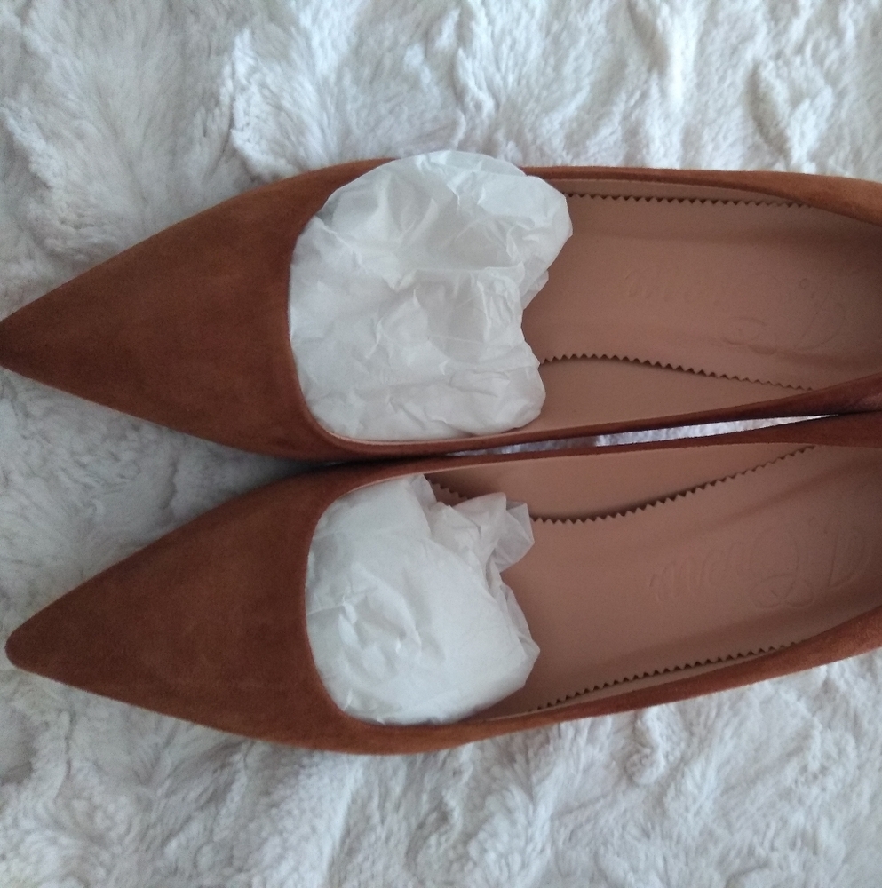 NIB J Crew Colette suede heels